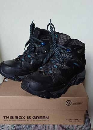 Зимові термо черевики merrell р. 35-36 (устілка 23 см) thinsulate 200g шкіра