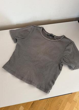 Жіночий топ топ футболка зара zara