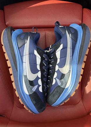 Nike x sacai vaporwaffle blue brown
