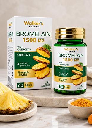 W a l k e r s ---- bromelain , curcumin , quercetin --- 60 кап