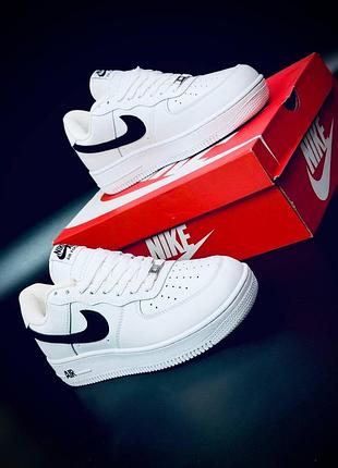Чоловічі кросівки nike air force білі | класичні повсякденні кеди | розміри 40–46
