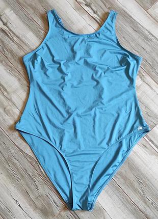 Блакитний суцільний купальник next, розмір uk 22 / eur 50 (3xl)