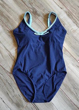 Слитный синий купальник marks &amp; spencer, размерорда 12 (m/l / 46)