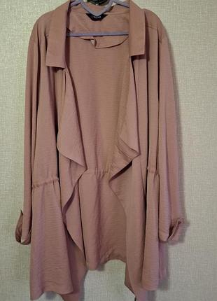 Кардиган жіночий пудровий yours clothing, супербатал, розмір 66-68 (pr)