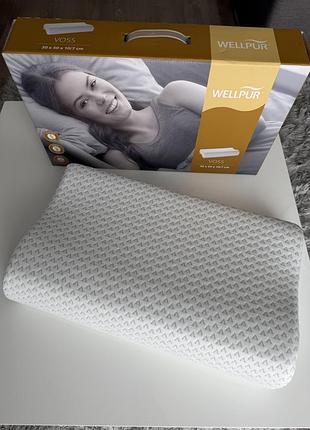 Нова ортопедична подушка wellpur voss memory foam