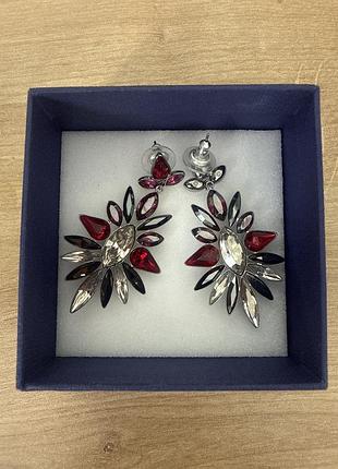 Сережки підвіси swarovski