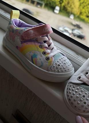 Кеди skechers twinkle toes зі світлодіодами ✨🌈
