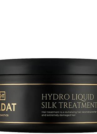 Маска для волос hadat "редкий шелк" hydro liquid silk treatment 500 мл