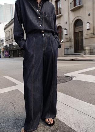 Джинси zara wide leg