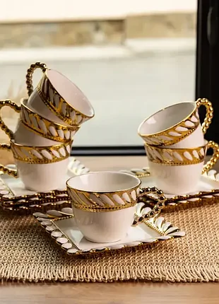 Чайний сервіз порцеляновий tiffany на 6 персон