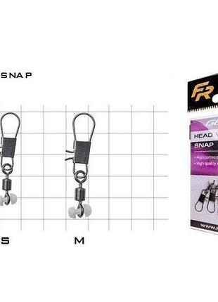 Кріплення поплавця head with snap teflon s арт.707-07-s (3шт/уп) тм fishing roi