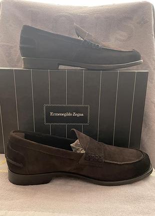Лофери чоловічі zegna оригінал . розмір 42 (стелька 27см)