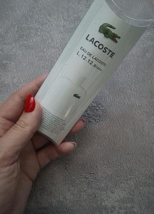 🐊 чоловічий парфум lacoste l.12.12 blanc — 20 мл