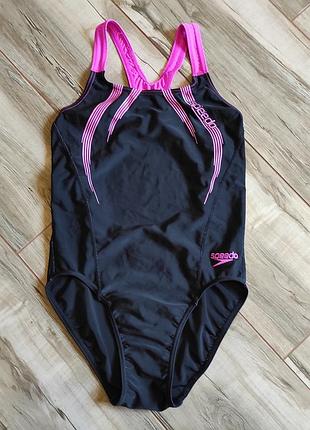 Подростковый слитный спортивный купальник speedo на 14 лет / рост 152–160 см