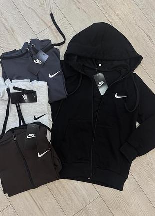Стильна дитяча худі на блискавці nike
