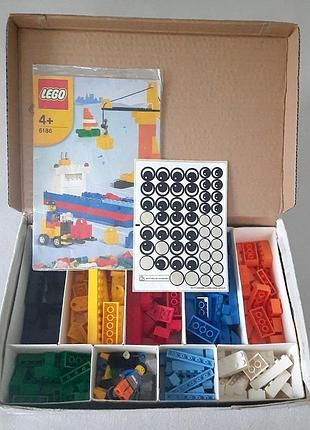 Конструктор lego classic «build your own harbor» побудуй гавань, 252 деталі, б/в, з інструкцією