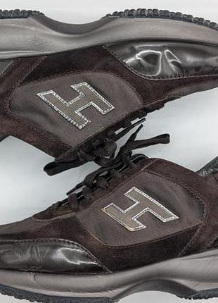 Кроссовки бренда sneakers hogan marron et verni pointure
