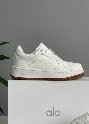 😍 кросівки жіночі alo recovery mode sneaker natural white gum