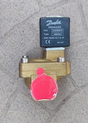 Клапан danfoss solenoid valve, ev220a, function: nc, g, 1/2, 2.5 m/h, nbr 042u4023
