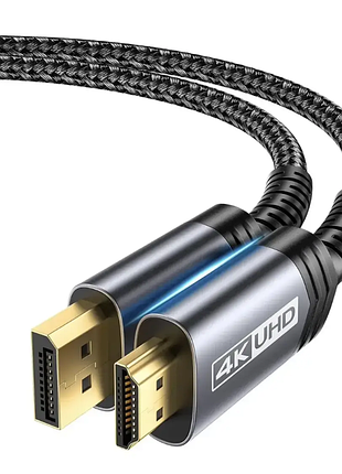 Кабель jsaux cv0047 displayport (dp) – hdmi 4k 2м