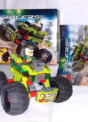 Конструктор б/в lego racers гонщики. нітро хижак, раритет 2011 рік