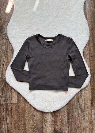 Лонгслив в рубчик pull&bear