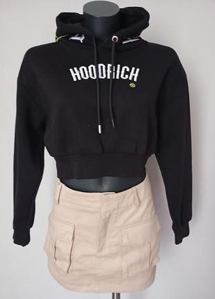 Худи укороченный женский р s hoodrich