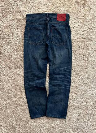 Оригінальні чоловічі джинси levi’s 504. колір темно-синій. розмір 31-32. 100% хлопку