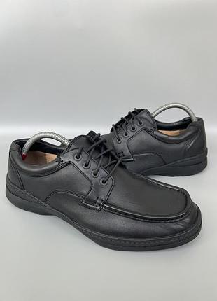 Оригінальні туфлі clarks cotrell edge шкіра  46р.30см.