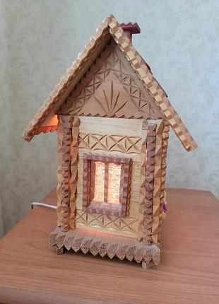 Домик светильник 8