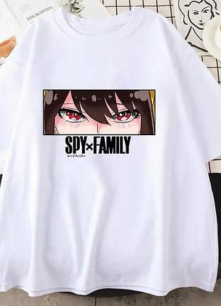 Футболка аниме «семья шпиона (spy × family)» белый