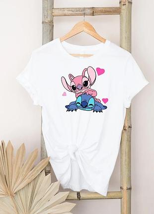 Футболка stitch and angel