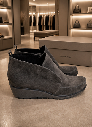 Замшеві ботильони черевики hand made «мрія» 42-43 р.