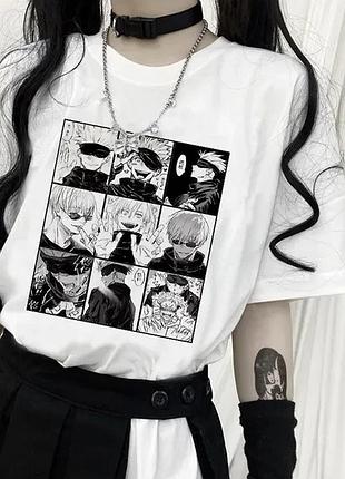 Футболка аніме «магічна битва/jujutsu kaisen»