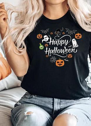 Футболка happy halloween witches