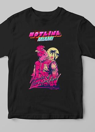 Футболка с принтом hotline miami