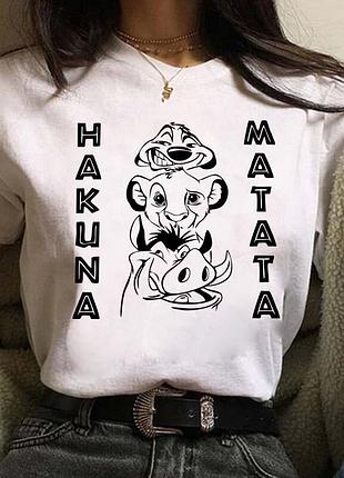 Футболка король лев - акуна матата