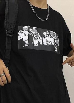 Футболка аниме «наруто. naruto» unisex