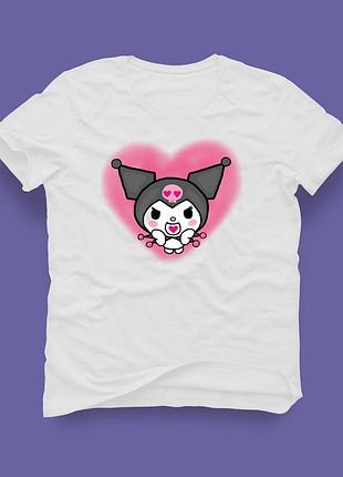 Футболка «куроми i» unisex белая