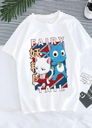 Футболка аниме fairy tail - хвост феи unisex