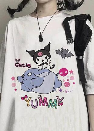 Футболка куроми unisex белый