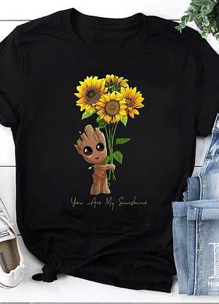 Футболка baby groot