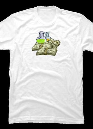 Футболка drugs money