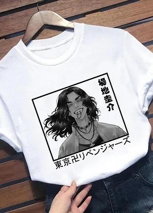 Футболка аниме «токийские мстители» unisex