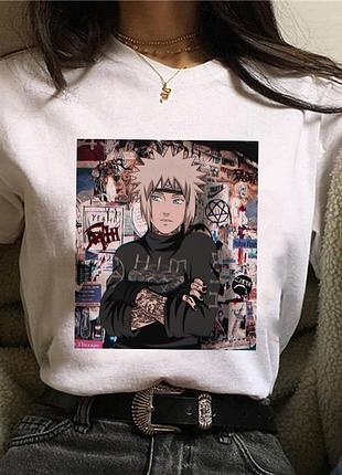 Футболка аниме «naruto - минато намиказе» unisex