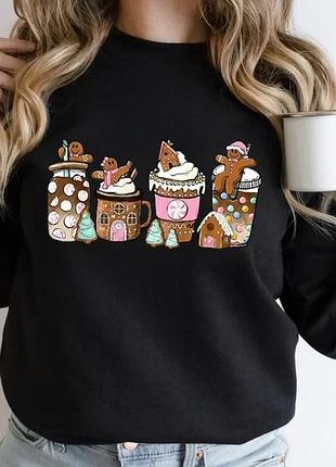 Свитшот pink gingerbread coffee