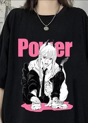 Футболка аниме «chainsaw man» unisex