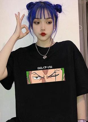 Футболка аниме «ророноа зорo» unisex