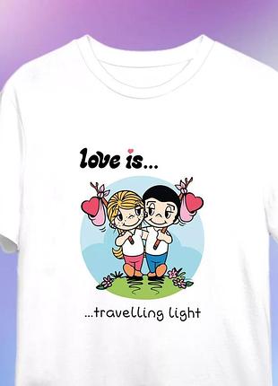 Футболка love is