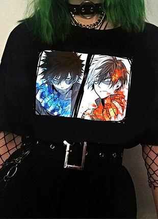 Футболка аниме моя геройская академия unisex